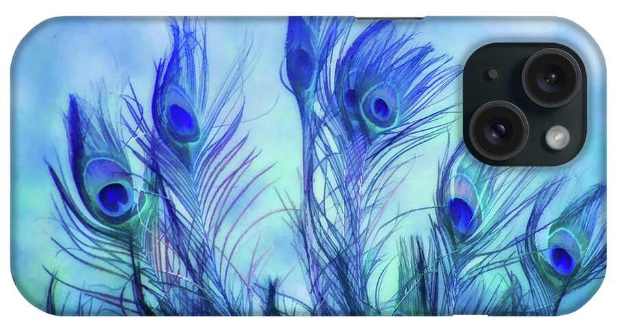 Peacock iPhone Case featuring the digital art Peacock Beauty by Terry Davis