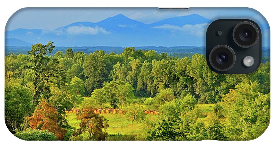 Peaks Of Otter iPhone Case featuring the photograph Peaks of Otter Rainstorm by The James Roney Collection