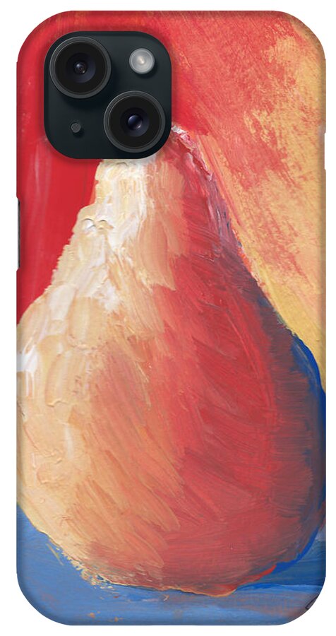 Pear iPhone Case featuring the painting Pear 2 by Elise Boam