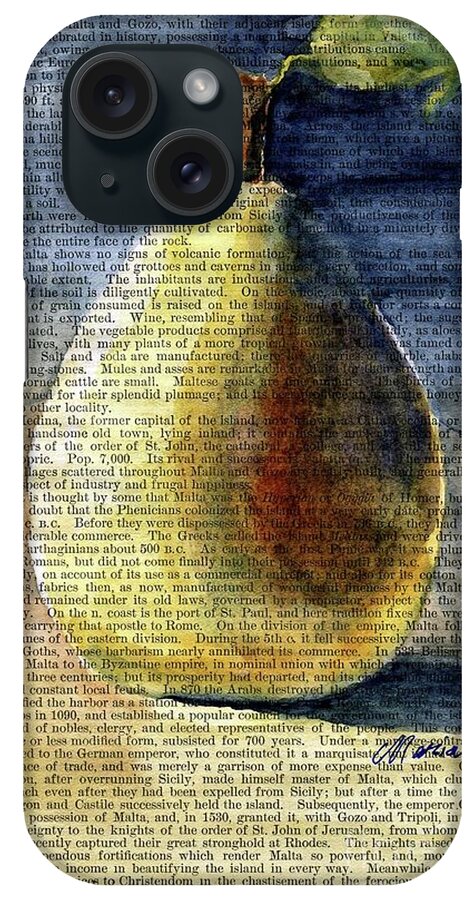 Pear iPhone Case featuring the painting Pear in the Light by Maria Hunt