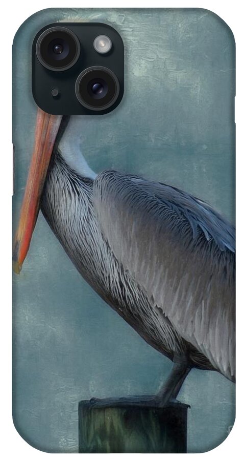 Pelican iPhone Case featuring the photograph Pelican Portrait by Benanne Stiens