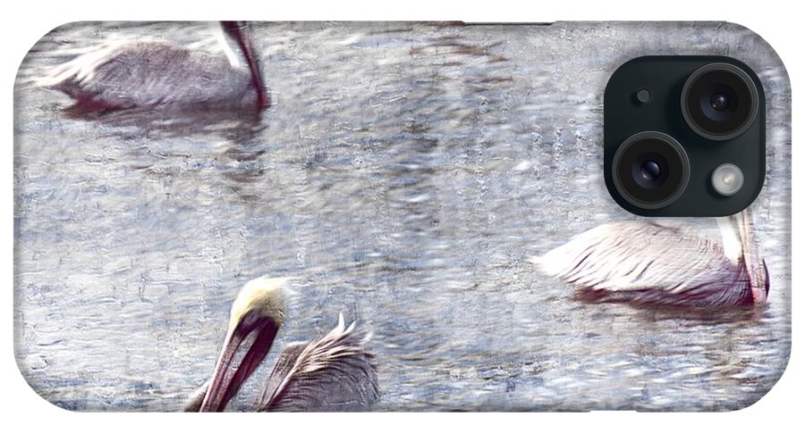 Pelicans iPhone Case featuring the photograph Pelicans at Rest by Lilliana Mendez