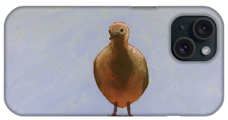 Baldhead iPhone Case featuring the painting Perch by Don Morgan
