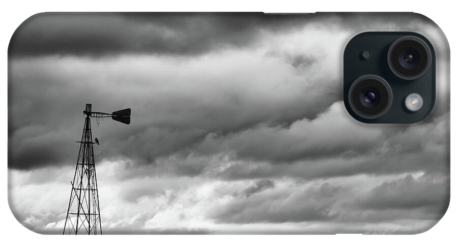 Sky iPhone Case featuring the photograph Perched and Looking by Monte Stevens