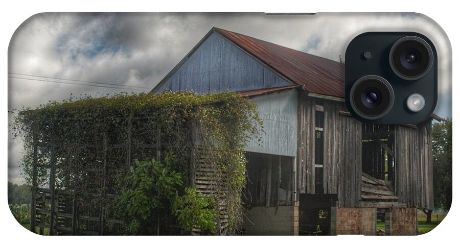 Barn iPhone Case featuring the photograph 0038 - Pergola Barn by Sheryl L Sutter