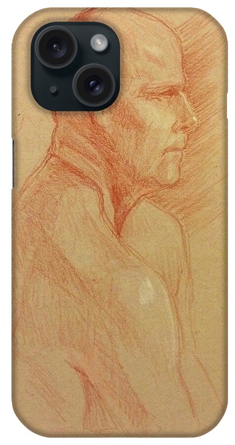 Figure iPhone Case featuring the painting Peter #2 by James Andrews