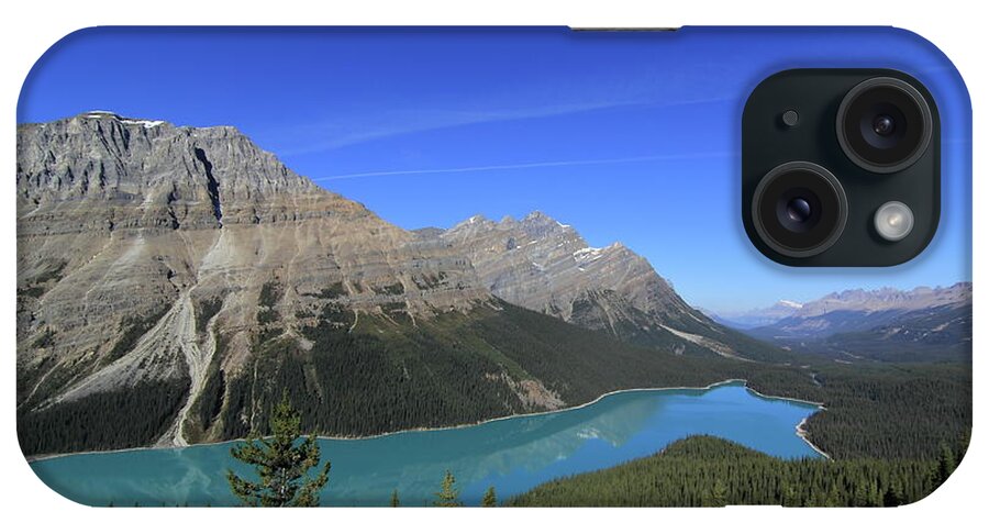 Peyto Lake iPhone Case featuring the photograph Peyto Lake by Eva Lechner