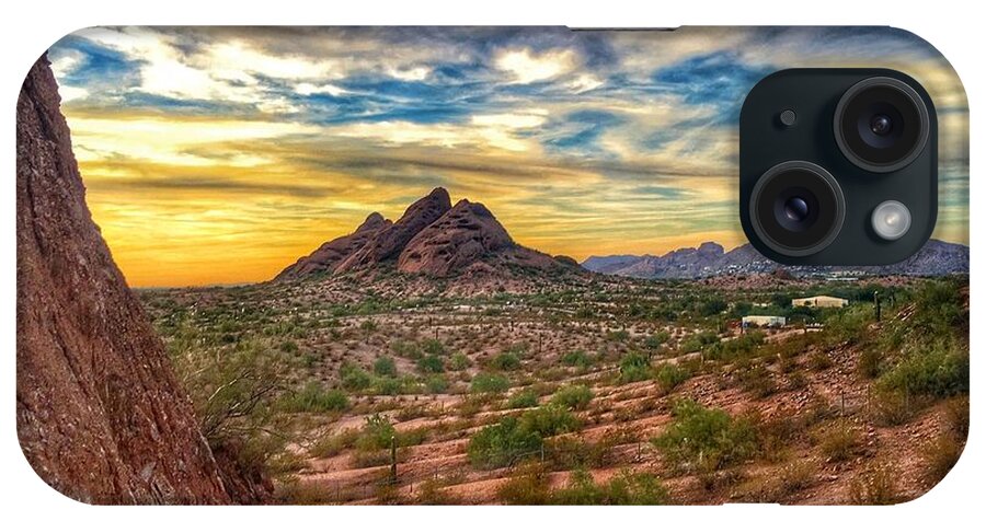 Arizona iPhone Case featuring the photograph Phoenix Sunset by Joseph Caban