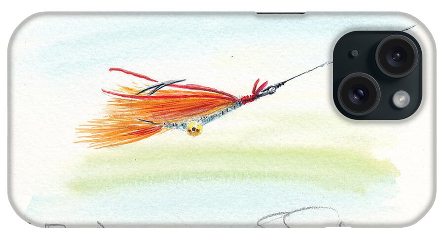 Surf Fly iPhone Case featuring the painting Piconi Surf Prowler by Eric Suchman