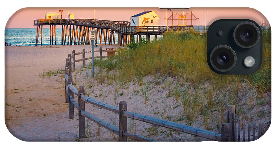 Dunes iPhone Case featuring the photograph Pier Around the Fence by Mark Rogers