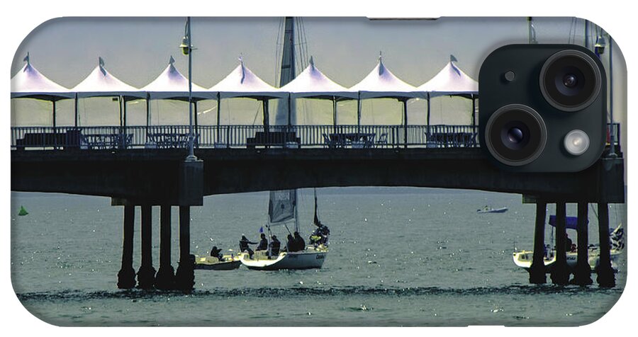 Pier Canopies iPhone Case featuring the photograph Pier Canopies by Joseph Hollingsworth