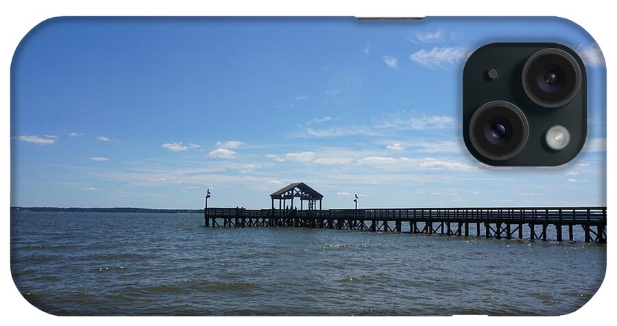 Lake iPhone Case featuring the photograph Pier by Jimmy Clark