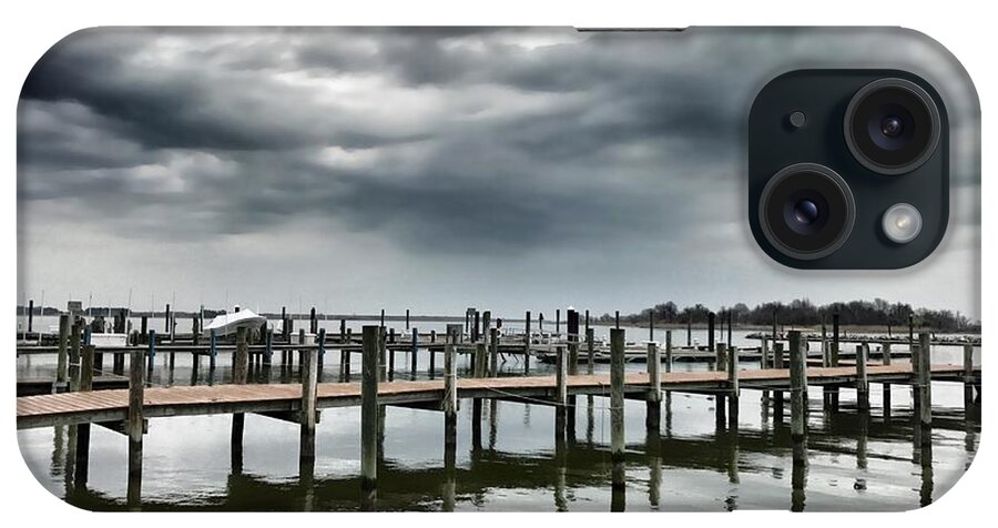 Pier iPhone Case featuring the photograph Pier Pressure by Chris Montcalmo