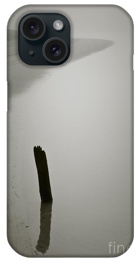 Shore iPhone Case featuring the photograph Piling and Shore's Edge by David Gordon