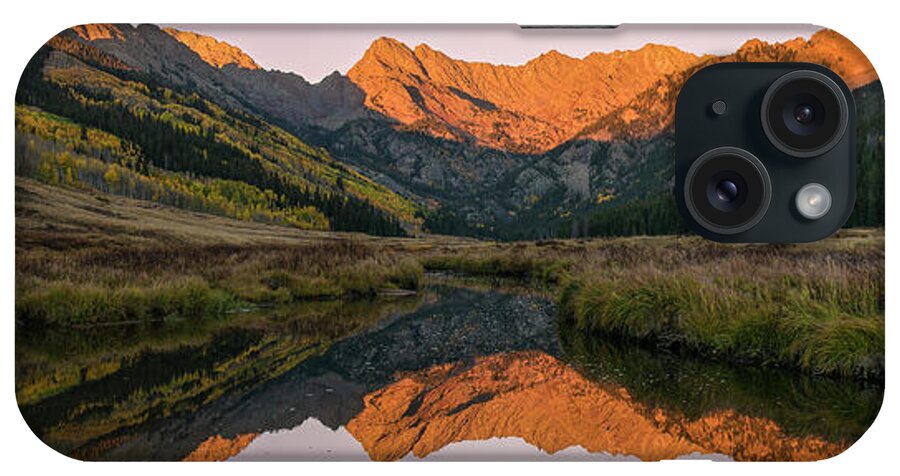 Piney iPhone Case featuring the photograph Piney River Panorama by Aaron Spong