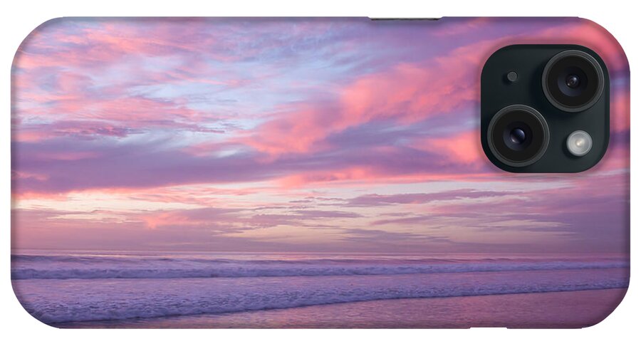 Sunset iPhone Case featuring the photograph Pink and Lavender Sunset by Ana V Ramirez