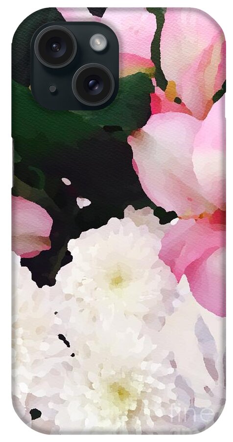 Featured iPhone Case featuring the photograph Pink and White by Jenny Revitz Soper