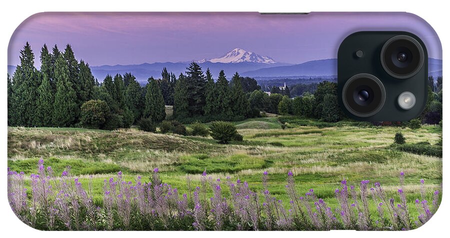 Sunset iPhone Case featuring the photograph Pink Sky Evening by Mark Joseph