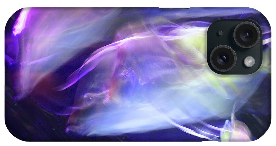 Abstract iPhone Case featuring the photograph Pisces by Steve Karol