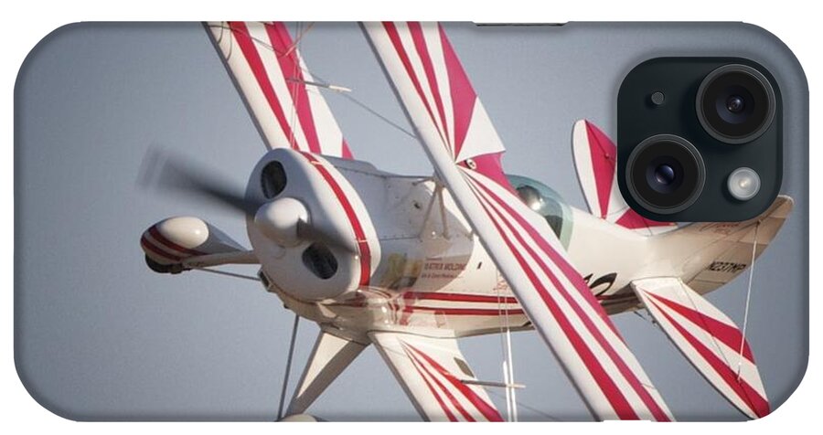 Air Show Photography iPhone Case featuring the photograph Pitts Special Matrix Mouldings by Gus McCrea