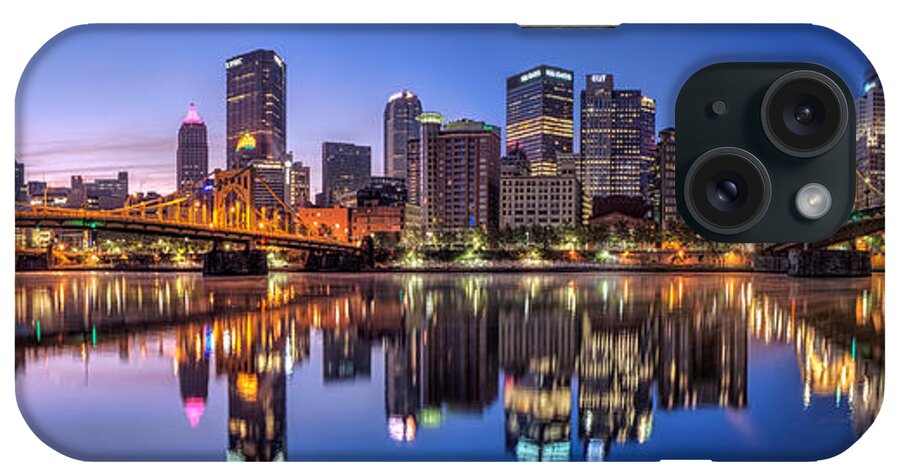 Pittsburgh iPhone Case featuring the photograph Pittsburgh's Allegheny Riverfront by Matt Hammerstein
