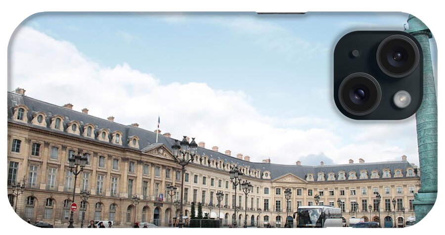Place Vendome iPhone Case featuring the photograph Place Vendome by Christopher J Kirby
