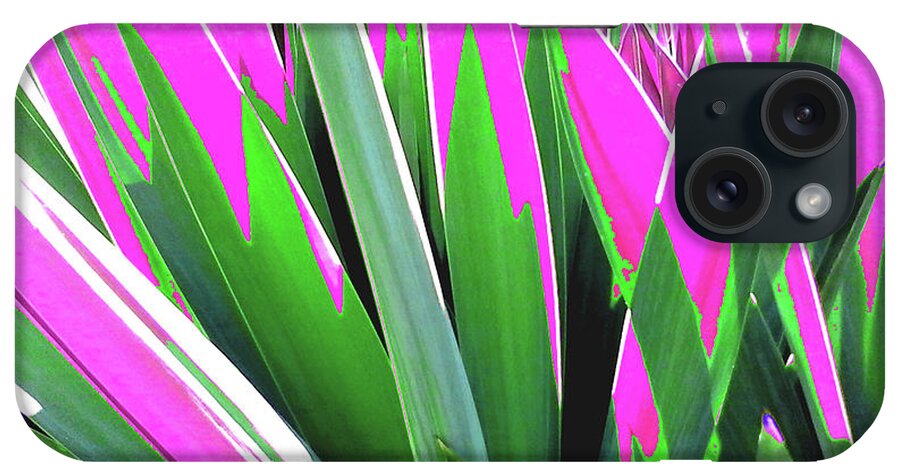 Nature iPhone Case featuring the photograph Plant Burst - Pink by Rebecca Harman