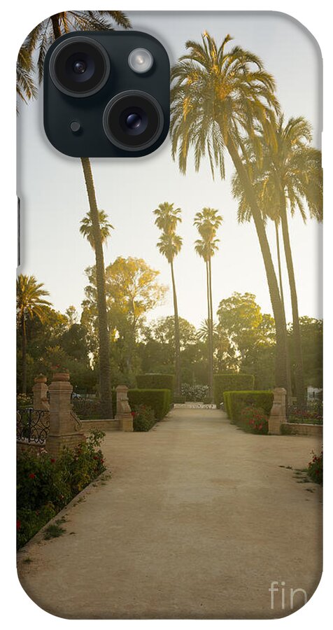 Sevilla iPhone Case featuring the photograph Plaza de America in Sevilla by Anastasy Yarmolovich