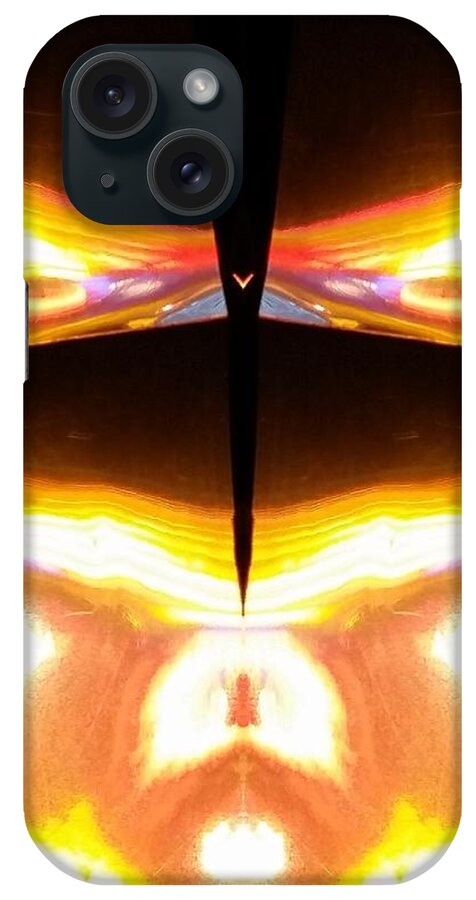 Abstract iPhone Case featuring the photograph Point Of no Return by Florene Welebny