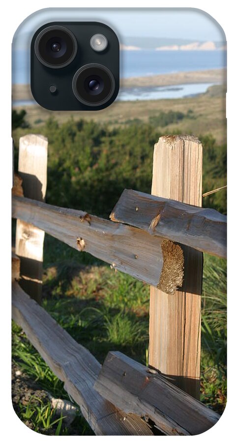 Point Reyes National Seashore iPhone 15 Case featuring the photograph Point Reyes Fence by Jeff Floyd CA