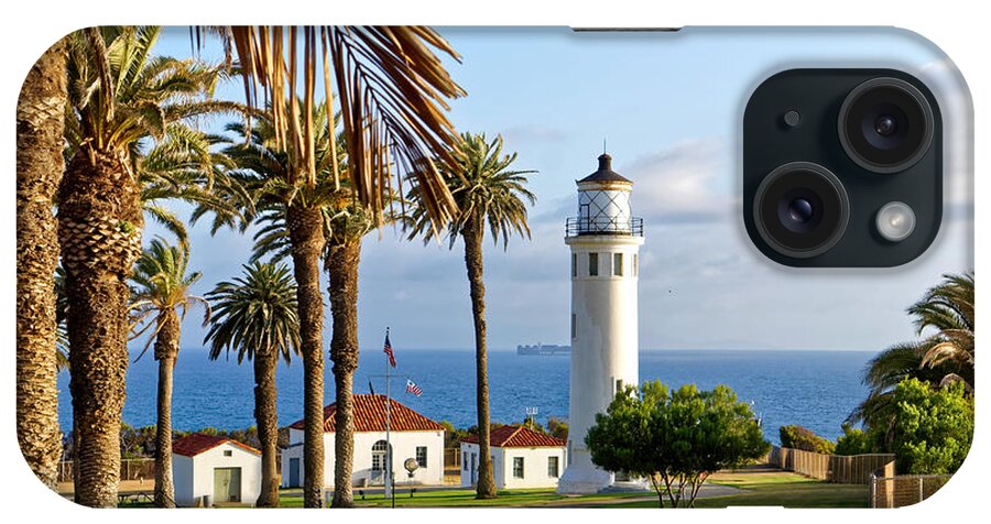 Lighthouse iPhone Case featuring the photograph Point Vicente Lighthouse by Michael Hope
