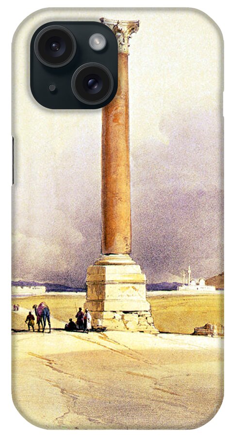 Archeology iPhone Case featuring the photograph Pompeys Pillar, Ancient Roman Monolith by Science Source
