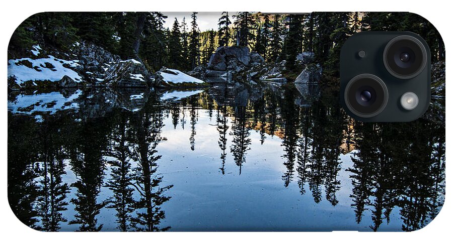 River iPhone Case featuring the photograph Pond on the Pacific Crest Trail by Pelo Blanco Photo