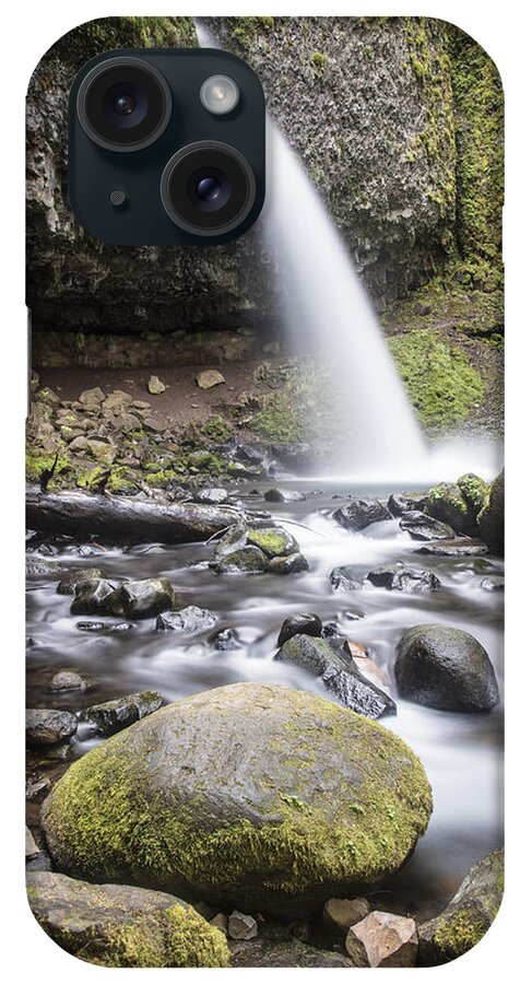 Ponytail Falls iPhone Case featuring the photograph Ponytail Falls and River by John McGraw