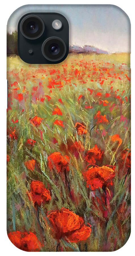 Poppy iPhone Case featuring the painting Poppy Dance by Susan Jenkins