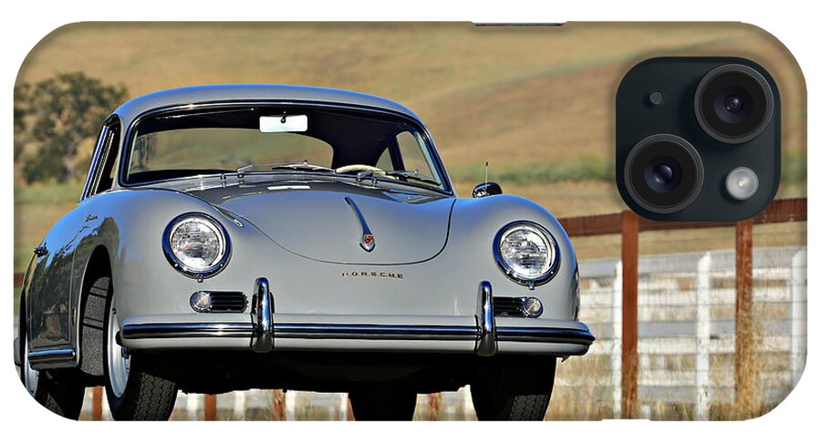 Porsche iPhone Case featuring the photograph Porsche 356A European by Steve Natale