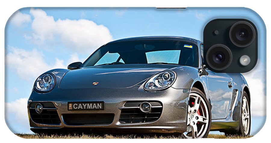 Porsche iPhone Case featuring the photograph Porsche Cayman by Stuart Row