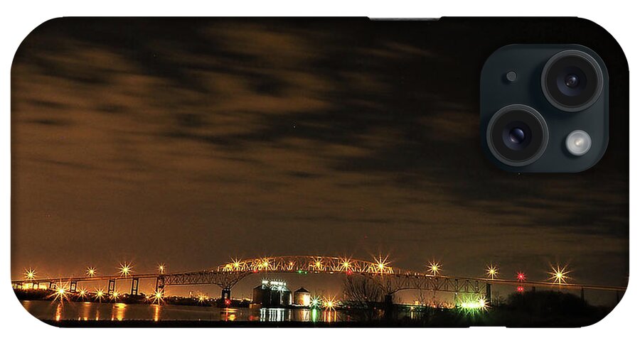 Port Arthur iPhone Case featuring the photograph Port Arthur MLK Bridge by Jerry Connally