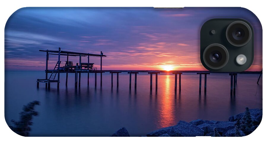 Sunset iPhone Case featuring the photograph Portersville Bay Sunset by Brad Boland