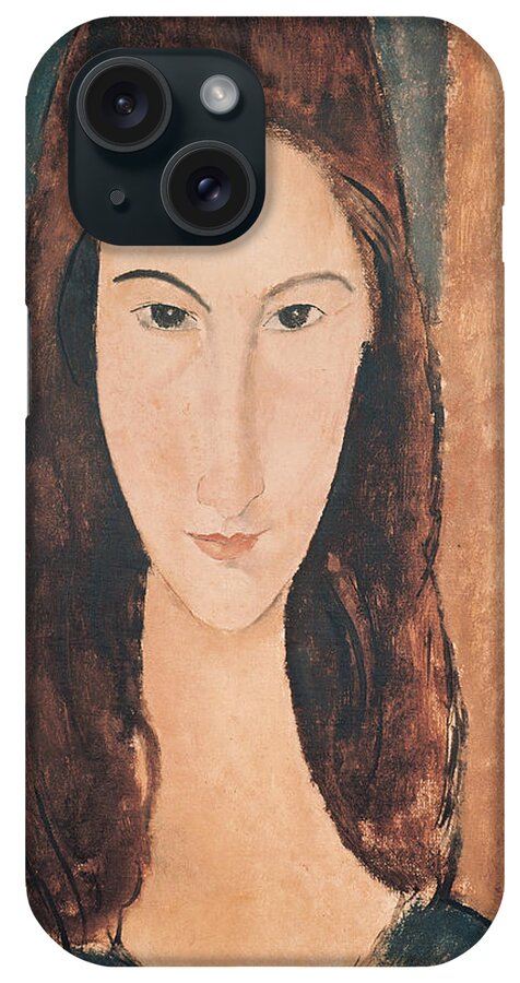 Portrait iPhone Case featuring the painting Portrait of a Young Girl by Amedeo Modigliani