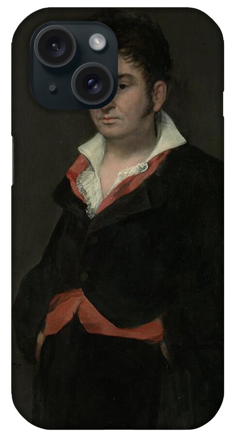 Francisco De Goya iPhone Case featuring the painting Portrait of Don Ramon Satue, 1823 by Vincent Monozlay