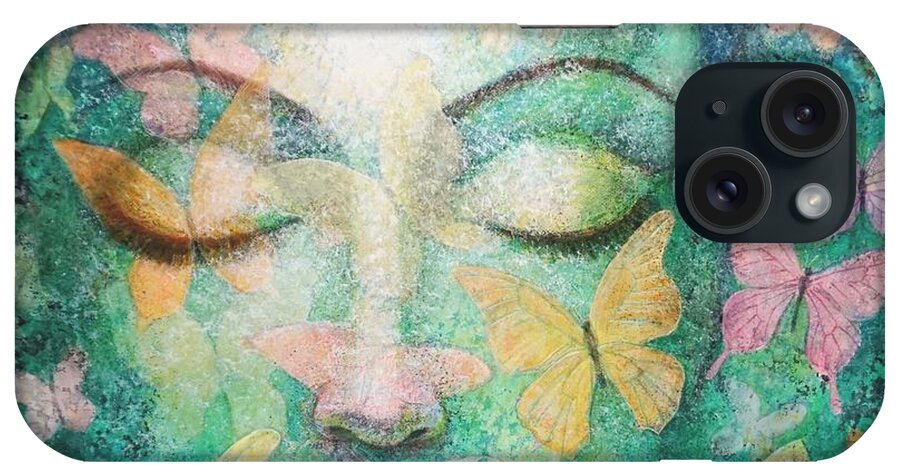 Meditation iPhone Case featuring the painting Possibilities Meditation by Sue Halstenberg