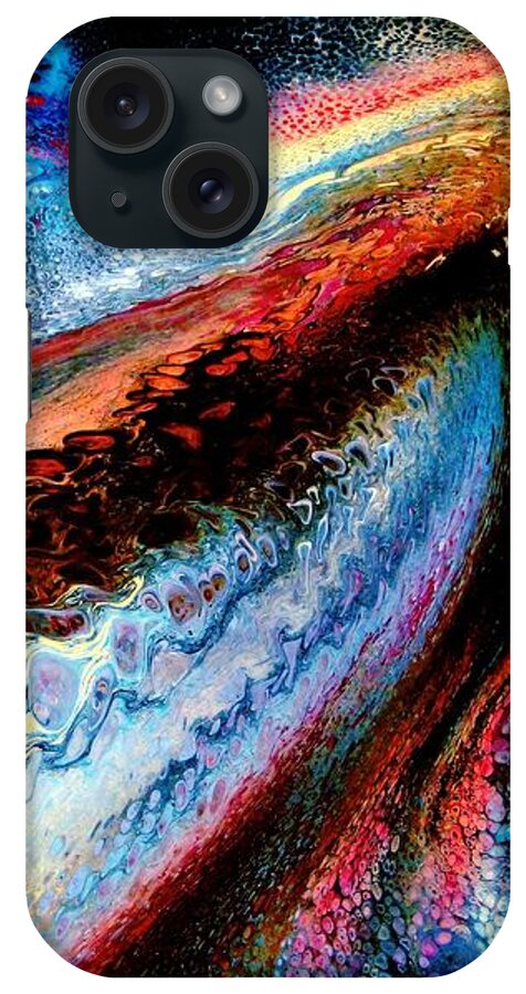 Energy iPhone Case featuring the painting Powerful Force by Natalie Holland