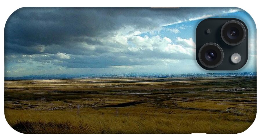 Prairie Storm iPhone Case featuring the photograph Prairie Storm by Tracey Vivar