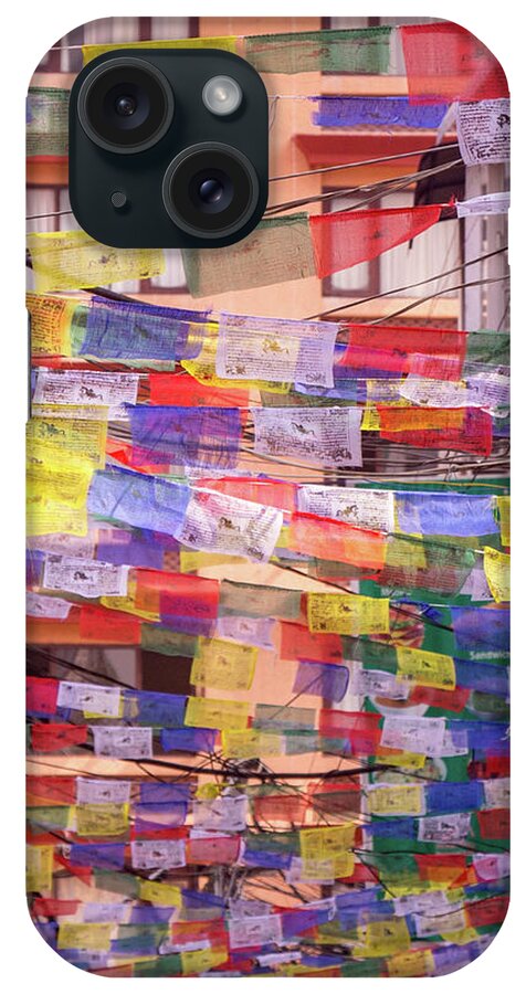 Prayer Flags iPhone Case featuring the photograph Prayer Flags by Joe Kopp