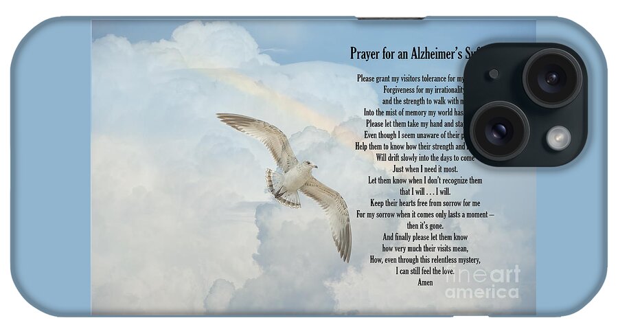 Alzheimer's Prayer iPhone Case featuring the photograph Prayer for an Alzheimer's Sufferer by Bonnie Barry