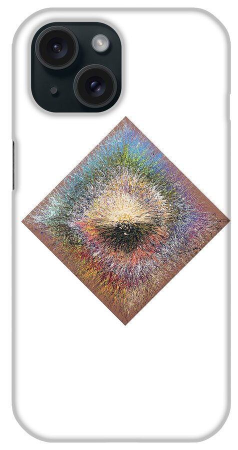 Color iPhone Case featuring the painting Precursor Number Three by Stephen Mauldin