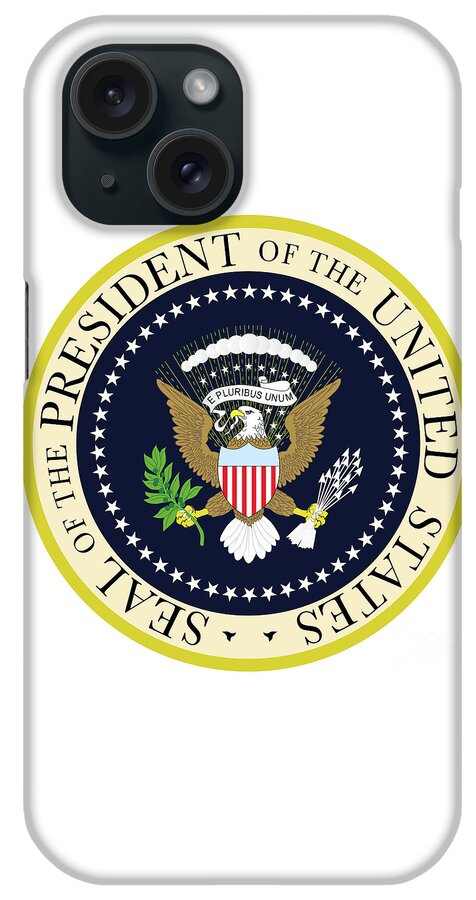 Presidential iPhone Case featuring the digital art Presedent Seal by Bigalbaloo Stock