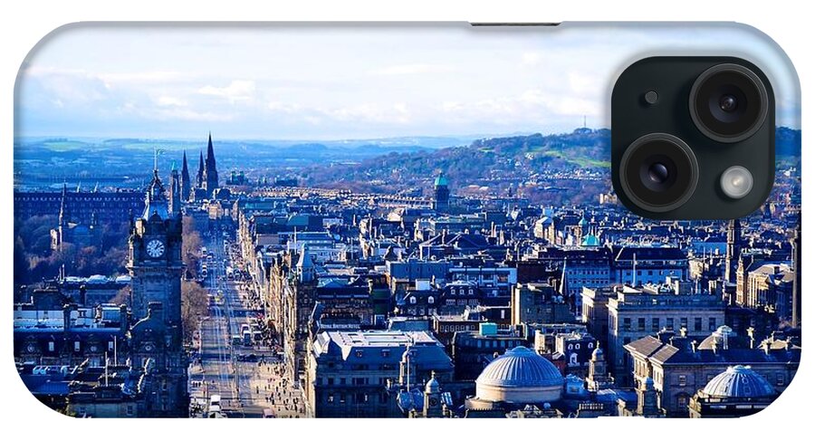 Scotland iPhone Case featuring the photograph Prince's Street by Ashley Hudson
