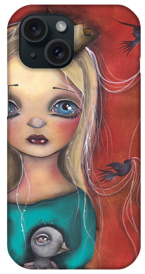 Princess iPhone Case featuring the painting Princesa Fabiola by Abril Andrade